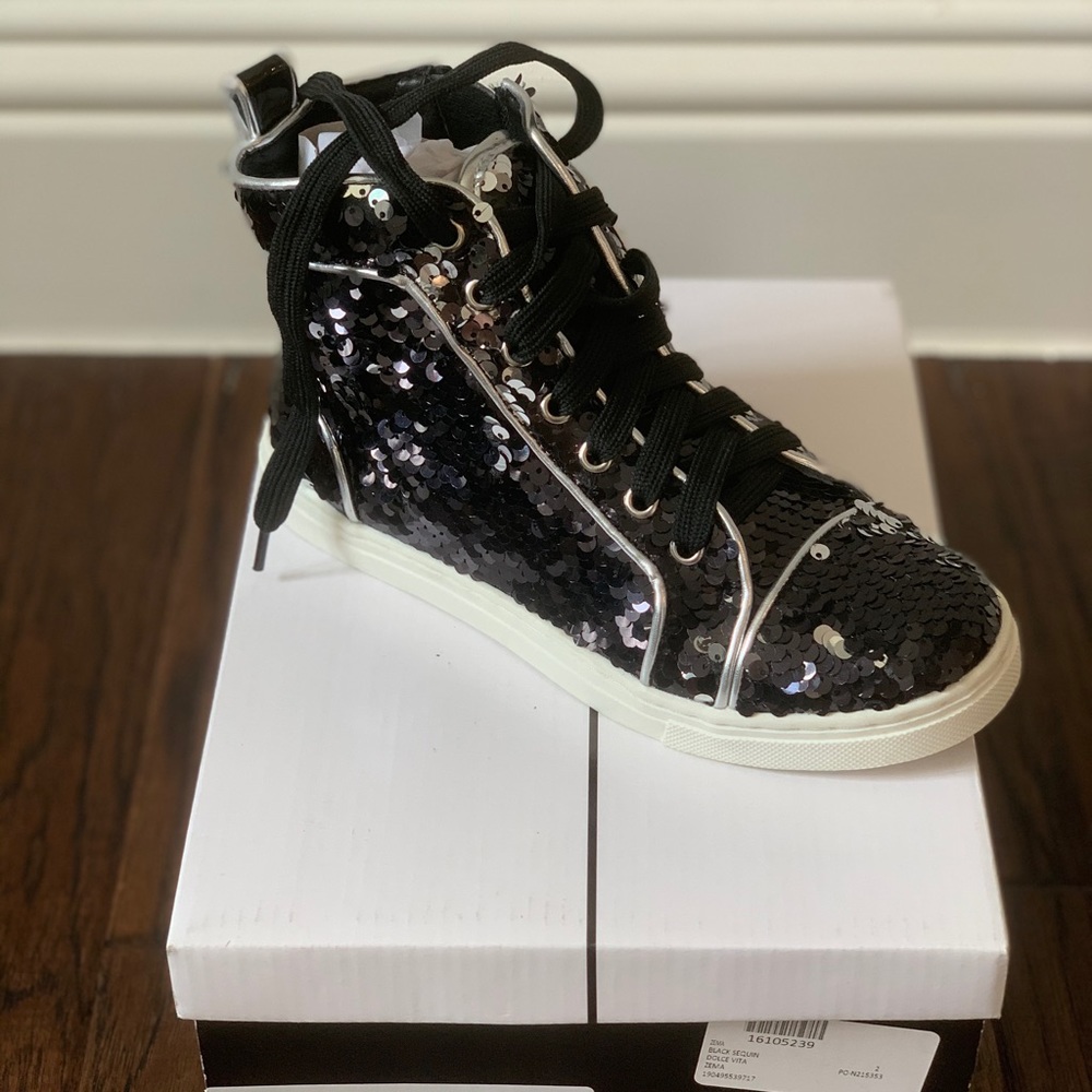 *new* Dolce Vita KIDS sequin high top